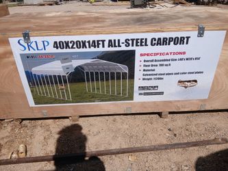 20ft x 40ft Rv Carport