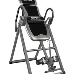Innova Inversion Table with Adjustable Headrest, Reversible Ankle
Holders, and 300 lb Weight Capacity