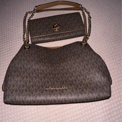 Michael Kors Bag And Wallet Set 