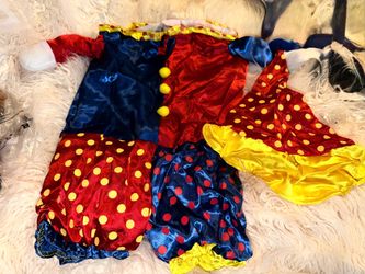 Dog Clown Halloween Costume Set