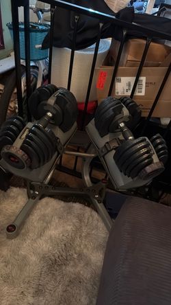 Bowflex adjustable dumbbells