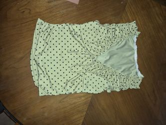 Cute green and polka-dotted top