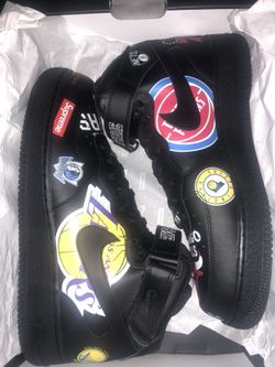 Supreme Nike Air Force 1 size 12 black