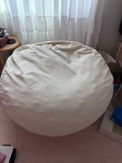 Large White Bean Bag Chair