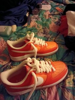 Orange and white Air Force
