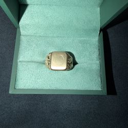 Mens 14k Nugget Ring 10.5 Jared’s