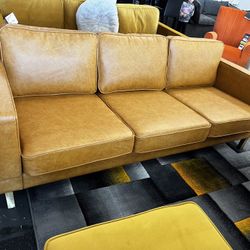 Albany Park Leather Gel Sofa