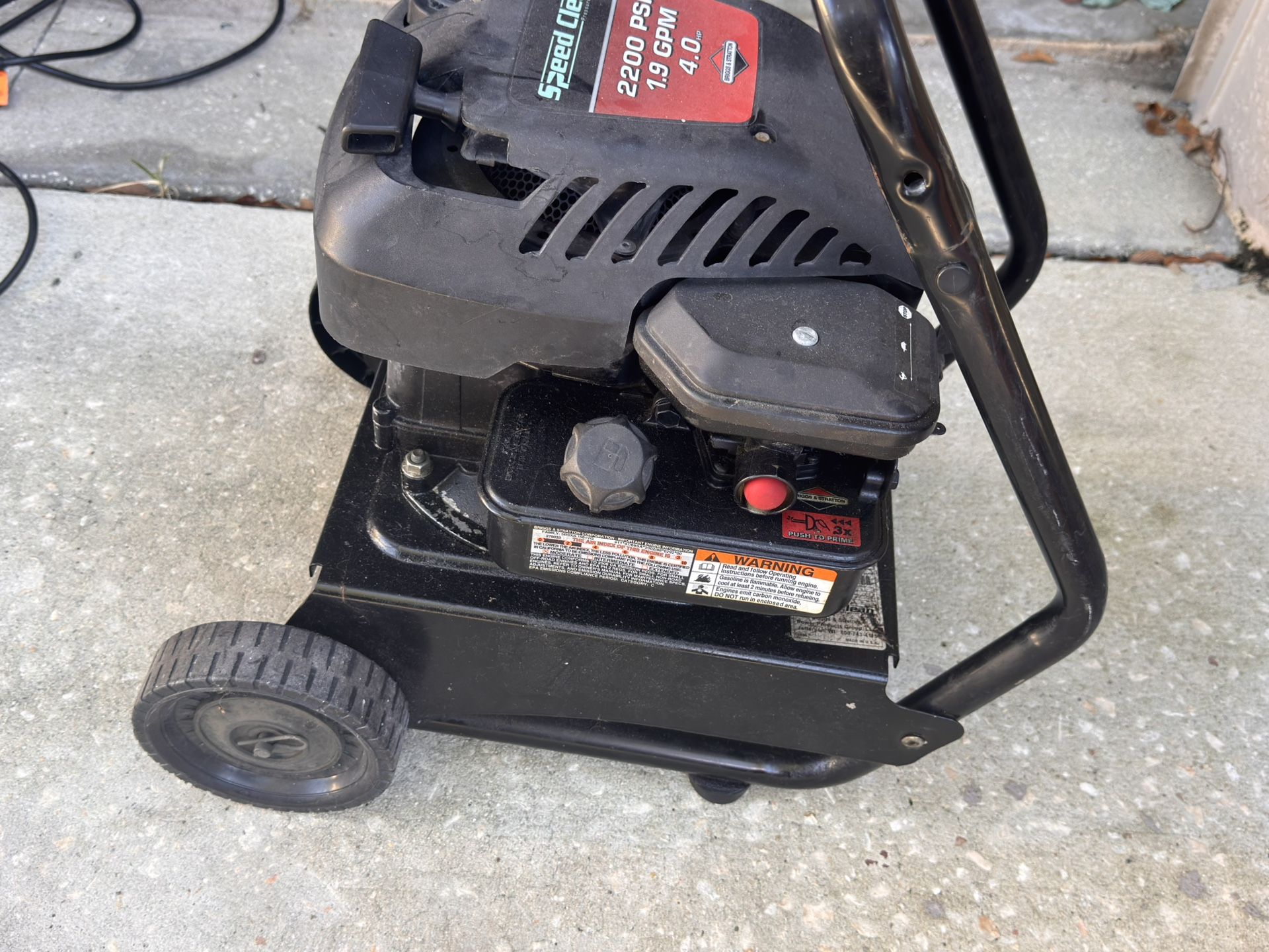 Gas Pressure Washer 2200 PSI – Strong & Reliable – Ready to Work