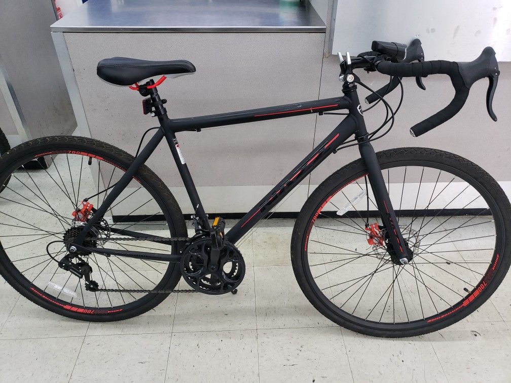 Gravel Road Bike Black Kent 700c Nazz Specs Kent 700c Nazz Bike