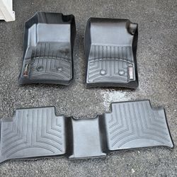 2015-2022 Chevrolet Colorado GMC Cayon Crew Cab Floor Mats WeatherTech