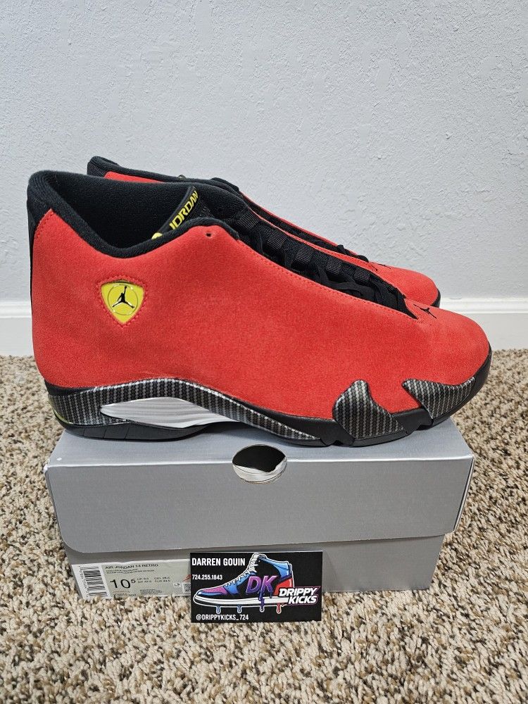 Jordan 14 Ferarri Size 10.5