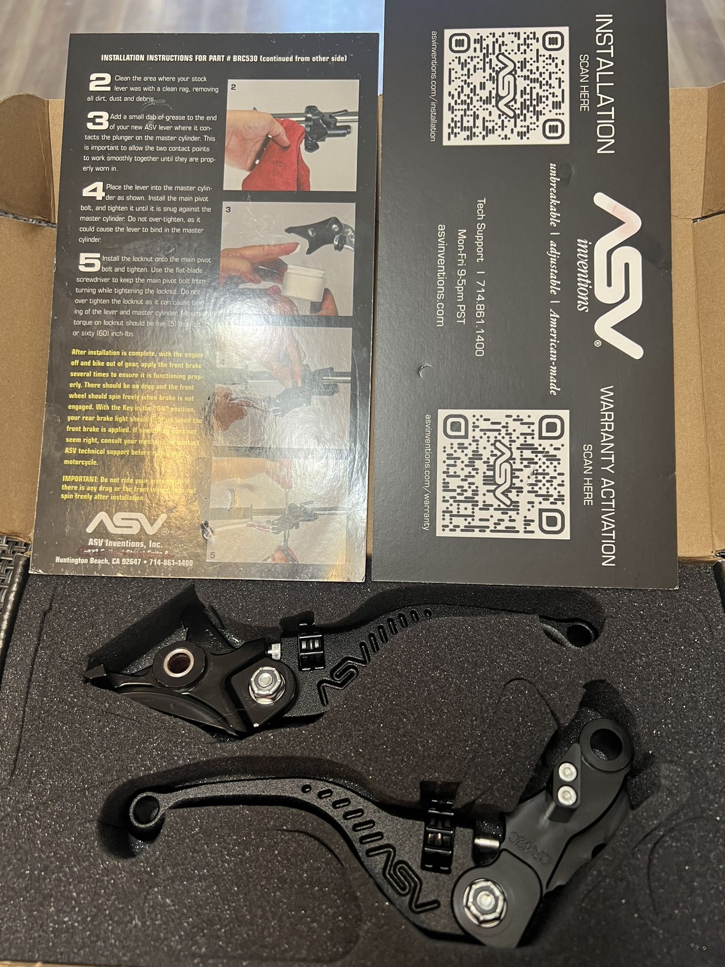 ASV Break Levers For Kawasaki