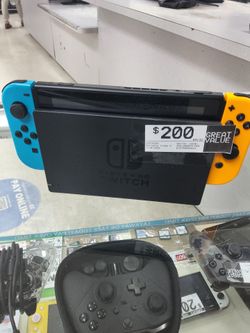Nintendo Switch with dock