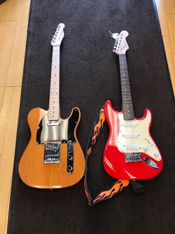 Fender guitars.
