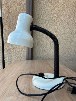 White Gooseneck Desk Lamp
