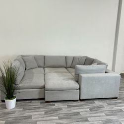 Gray 6 Piece Modular Sectional Couch! (FREE DELIVERY 🚚)
