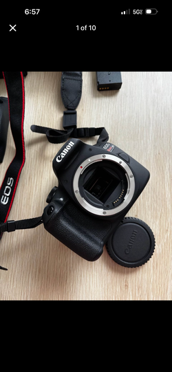 Canon EOS Rebel Camera Bundle & Lens