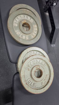 (4) 10lb Olympic Weights