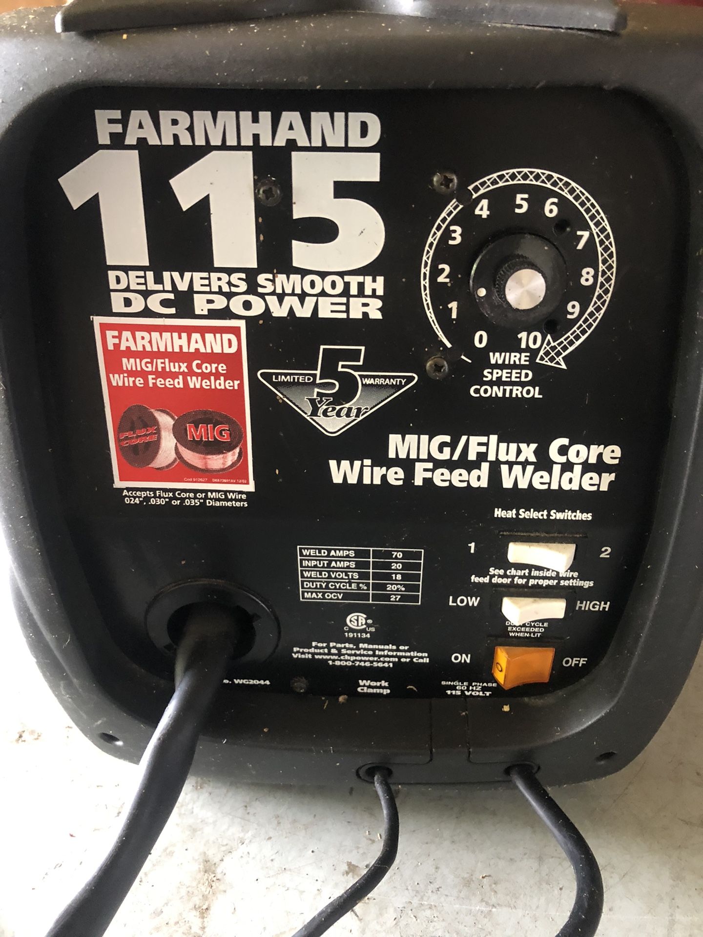 Farmhand 115 MiG Welder