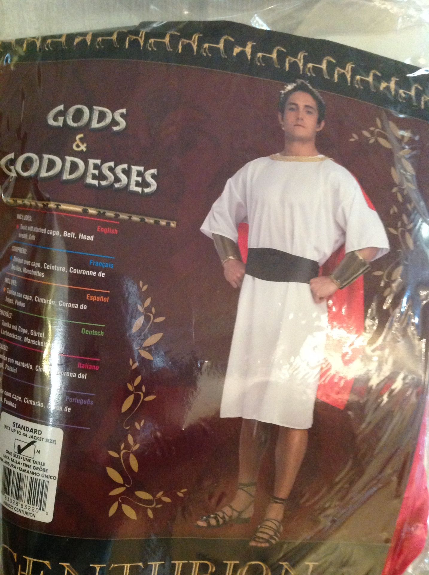 Men's Halloween Costume Roman God , Toga Party Medium for Sale in