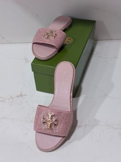 Pink Tory Burch slides size 7.5