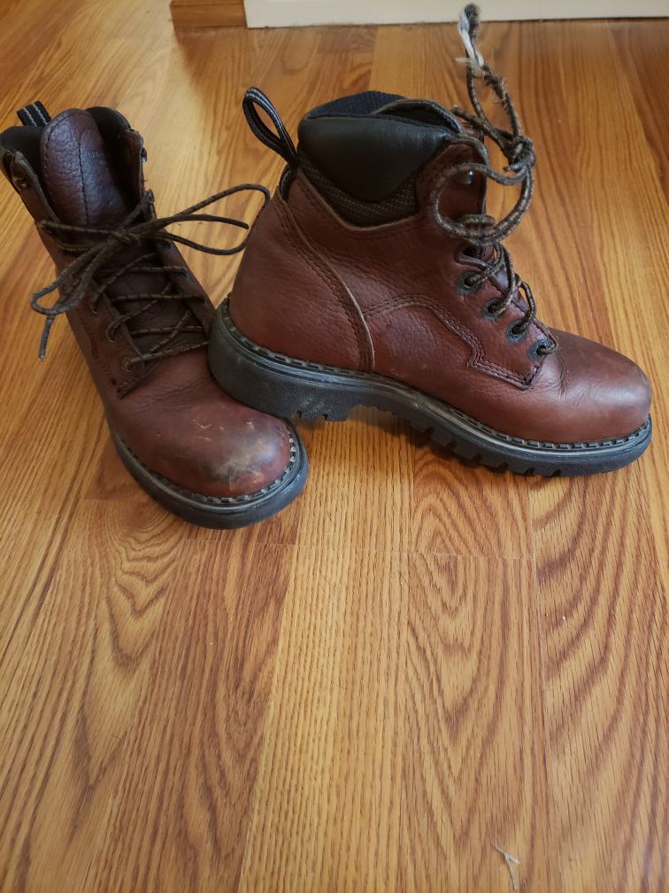 Redwing Steel Toe Boots (womens size 7)