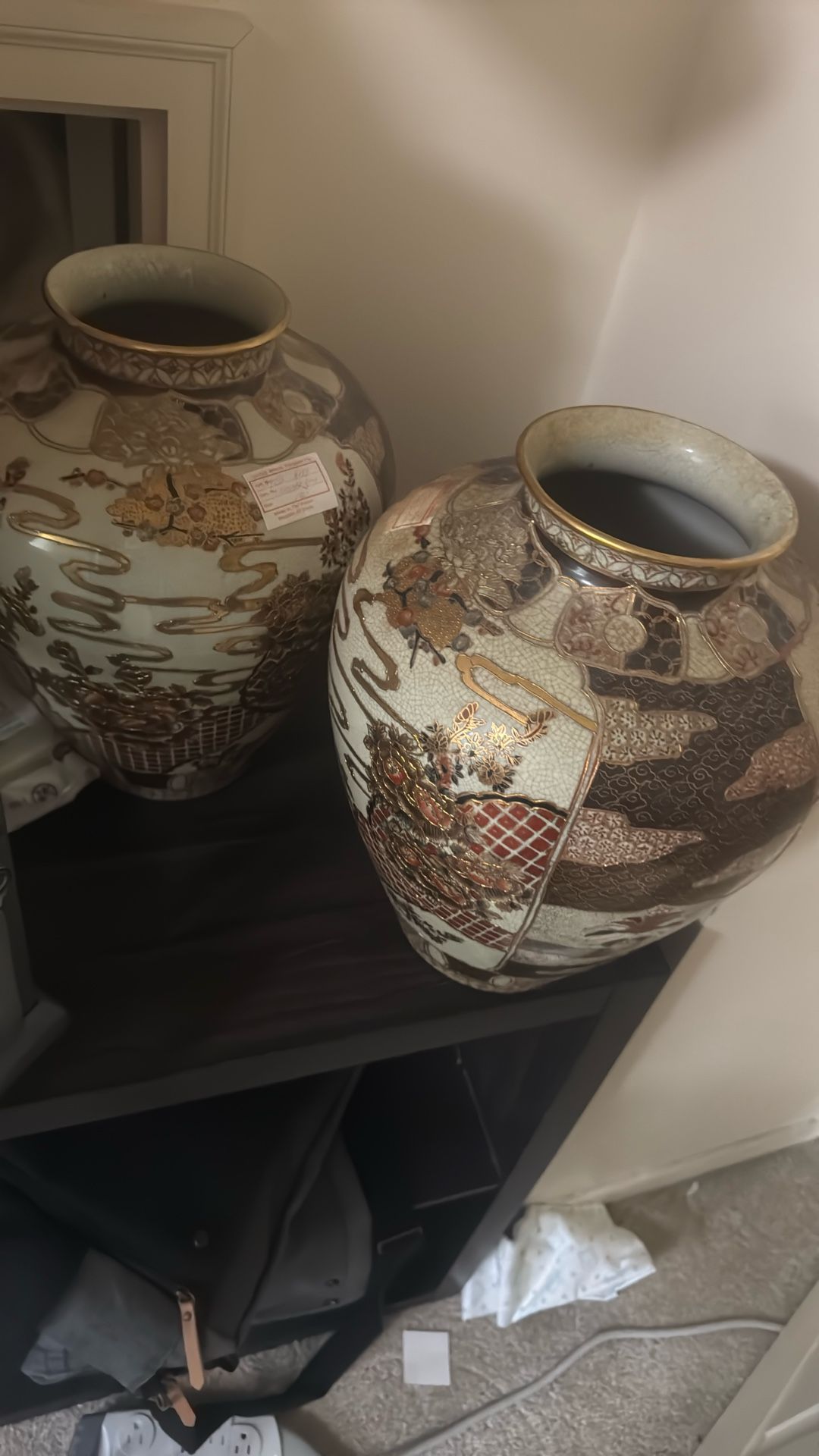 Gold Plated Vases 