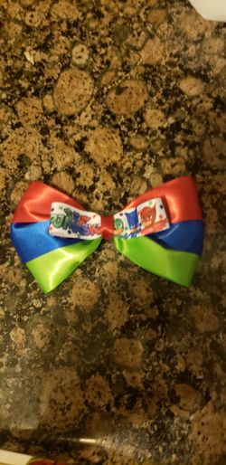 Pj masks hair bow