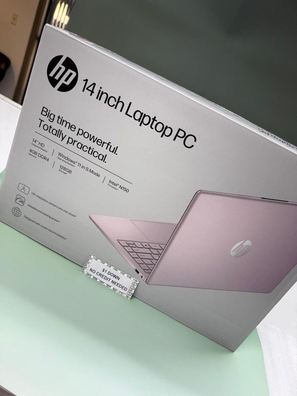HP 14inch Laptop New - Only $1 Today Pay The Rest Later!