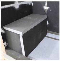 Everbilt Watershield Shower System Waterproof Backer Board for Rectangular Shower Benches