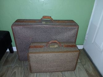 Vintage Tweed Hartmann Luggage Suitcases $150 OBO