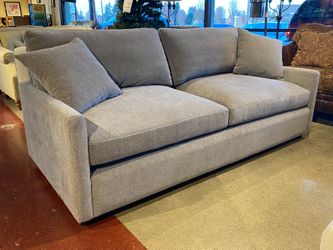 Lucky Minimal Modern Grey 3-Seater Sofa