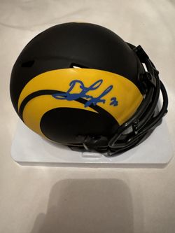 David Long Jr Signed Mini Helmet