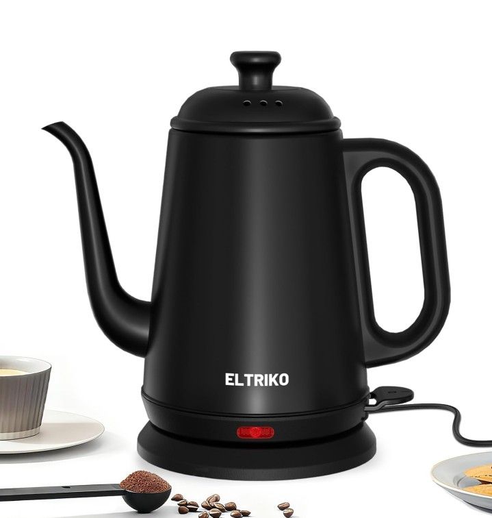 Gooseneck Electric Kettle, 1L Water Boiler