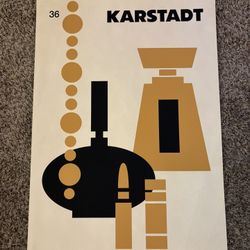 Karstadt Beauty - German Matchbox Label Poster