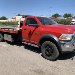11 Ram 5500 Flatbed Tow Truck