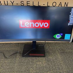 Lenovo ThinkVision P34W-20 34" UW-QHD Curved 60 Hz Monitor 3440x1440