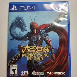 Ps4 Game .. Monkey King Hero Is Back !!!