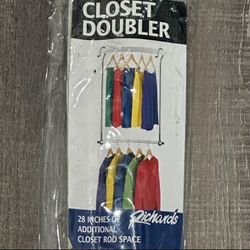 New Closet Doubler Garment Rod