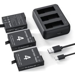Osmo Action 3/4 Battery Pack & Triple Charger Set