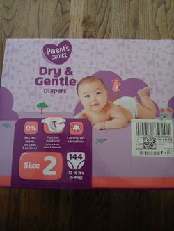 Gentle & dry diapers