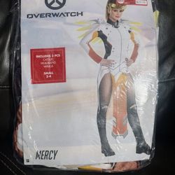 Adult Overwatch Game Mercy Costume