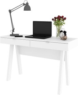 White Monterey Computer Desk