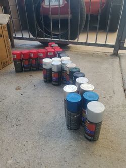 26 spray can  paint  by DUPLI-COLOR  15 DIFERTS  COLOR  BRAND NEW  I ASK  $7.00  EACH