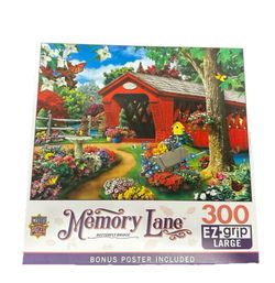 MasterPieces - Memory Lane - Butterfly Bridge 1000 Piece Jigsaw Puzzle Free Ship