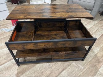 Lift Top Coffee Table with Storage Drawer!