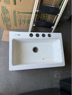 Kohler Cast Iron Kitchen Sink – Heavy Duty – Works Great – $200