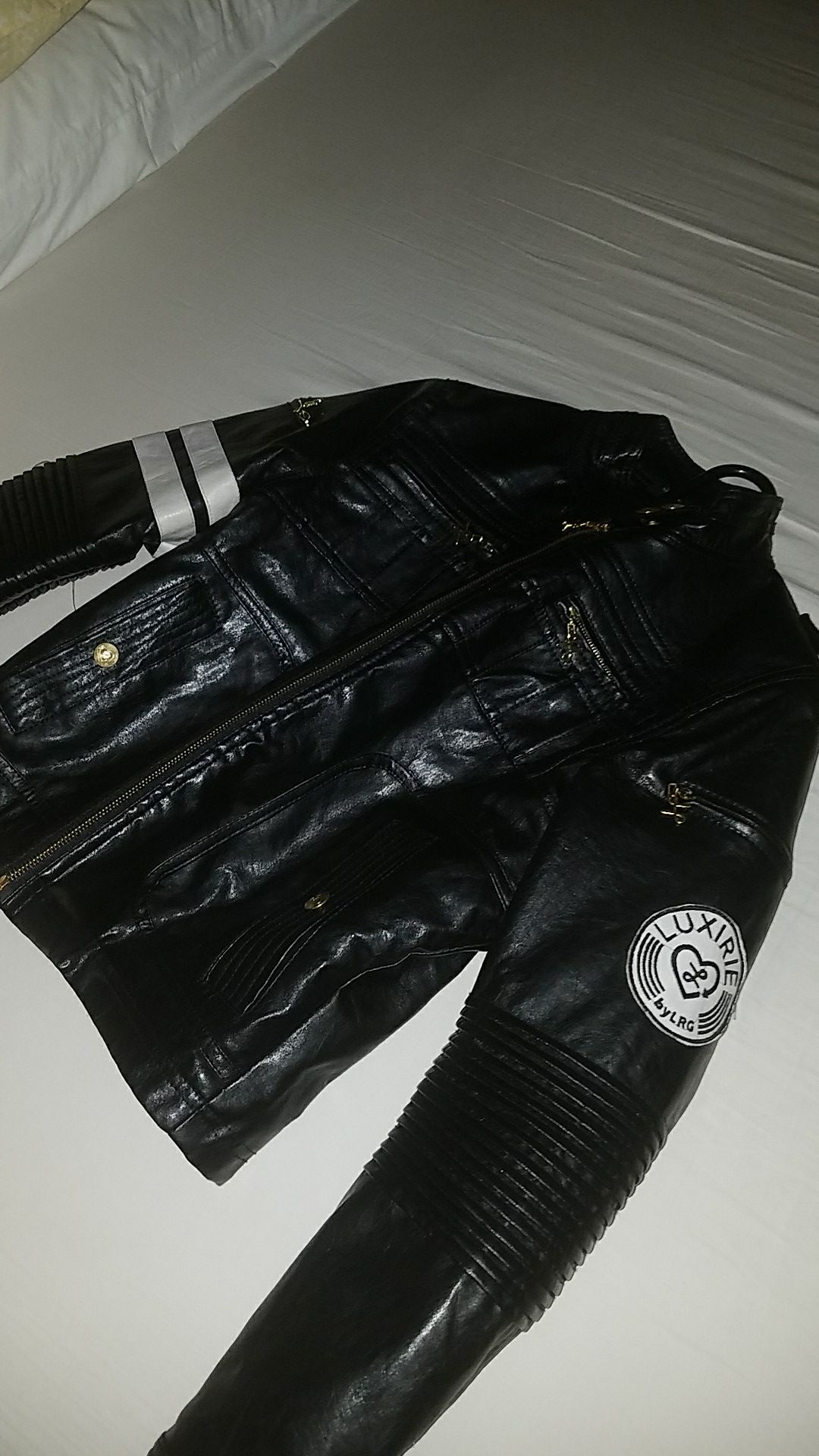 LUXIRIE 🖤 By LRG Black Leather Jacket Size M/L