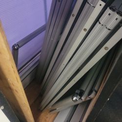 Folding Show Cases W/ Lighting Fixtures