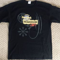 2004 Seminole Hard Rock Casino And Hotel Advertising/Event T-Shirt Size L— GC